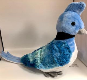 Minky Stuffed Animal - Blue Jay