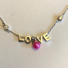 Load image into Gallery viewer, 1.2 - Bracelet - Love with Pearl Drop