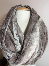 Load image into Gallery viewer, 5 - Minky Infinty scarf- Whistler Black