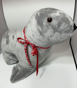 Minky Stuffed Animal Seal VG Pearls Animal Softies