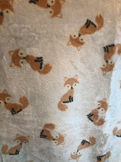 6 - Minky Blanket - Baby - Fox, Bear, or Owl