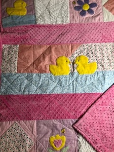 6 - Minky Blanket - Custom Duck Quilt