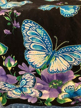 Load image into Gallery viewer, 6 - Minky Blanket -Blue Butterflies