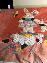 Load image into Gallery viewer, 6 - Minky Blanket - Custom Applique Bunny