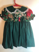 Load image into Gallery viewer, 2 - Dress -Baby - Christmas Dark Green