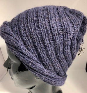 4 - Handmade Hats - Adult diagonal knit hat