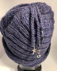 4 - Handmade Hats - Adult diagonal knit hat