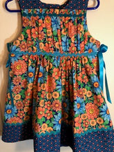 Load image into Gallery viewer, 3 - Dress - Children Size - Spring Charm - Blue Sunflowers