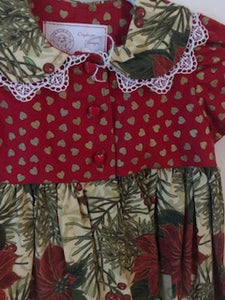 2 - Dress - Baby - Christmas Poinsettia