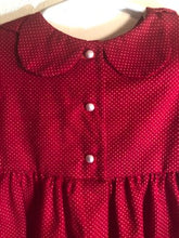 Load image into Gallery viewer, 2 - Dress - Baby - Red with White Poka Dots