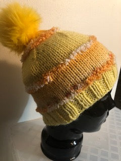 4 - Handmade Hat - Pompom - Kids