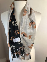 Load image into Gallery viewer, 5 - Minky Scarf - Fox - Kids Size - 48 inches