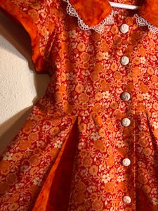 3 - Dress - Children Size - Twirls - Orange