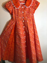 Load image into Gallery viewer, 3 - Dress - Children Size - Twirls - Orange