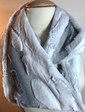 Load image into Gallery viewer, 5 - Minky Scarf- Angora - Infinity