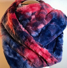 Load image into Gallery viewer, 5 - Minky Scarf - Cosmic- Longer Infinity